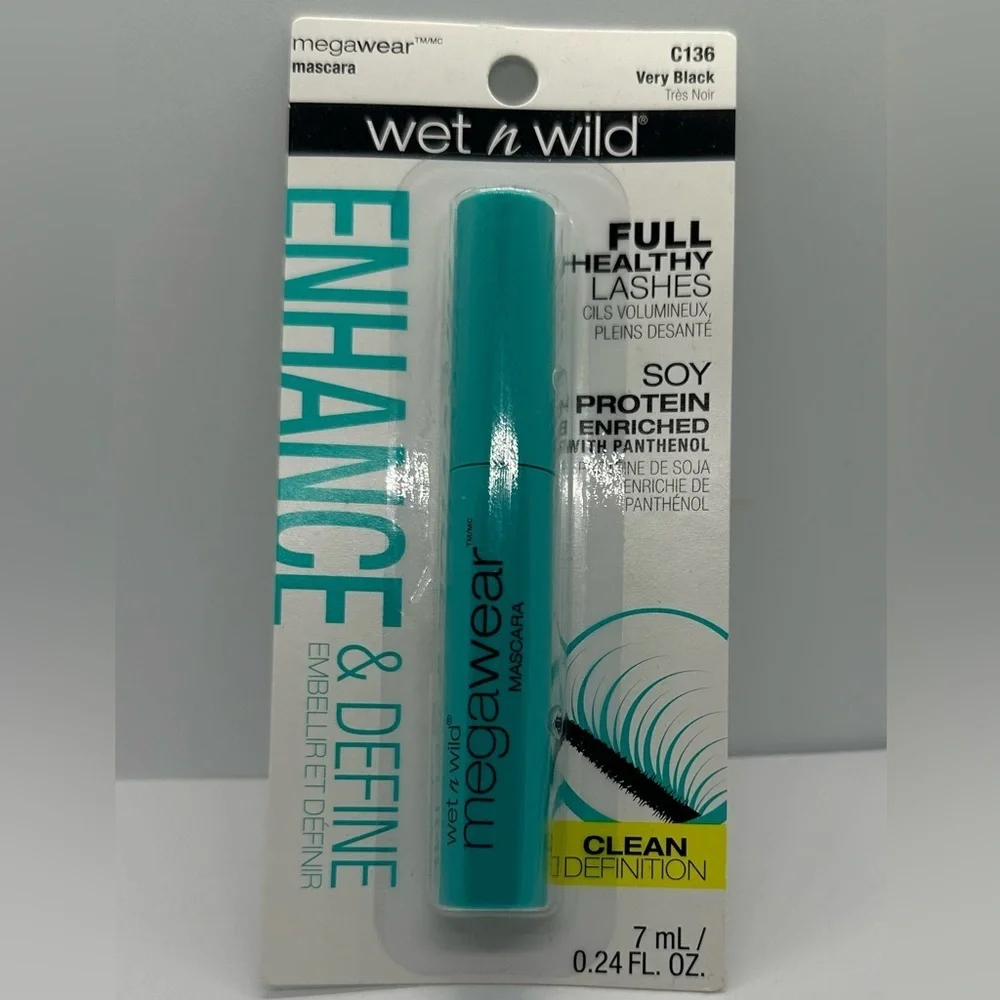 ✨🩵✨ NWT Wet n Wild MegaWear Mascara C136 Very Black | Enhance & Define ✨🖤
